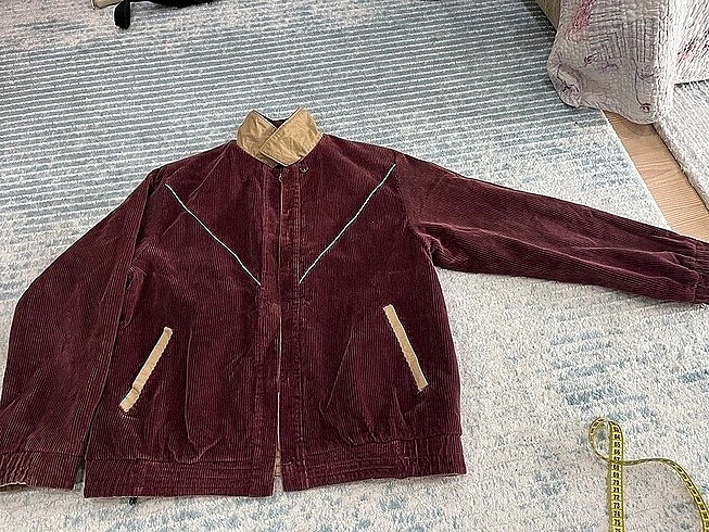 Çift taraflı vintage ceket
