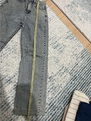 34 Beden mavi Renk Stradivarius jean 34 beden