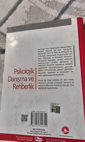  Psikolojik danışma ve rehberlik 