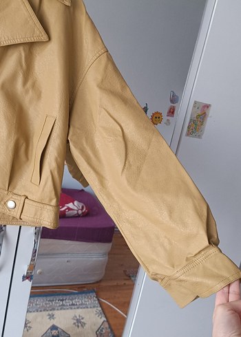 koton deri ceket - Görsel 5