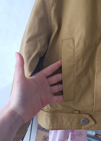 koton deri ceket - Görsel 4