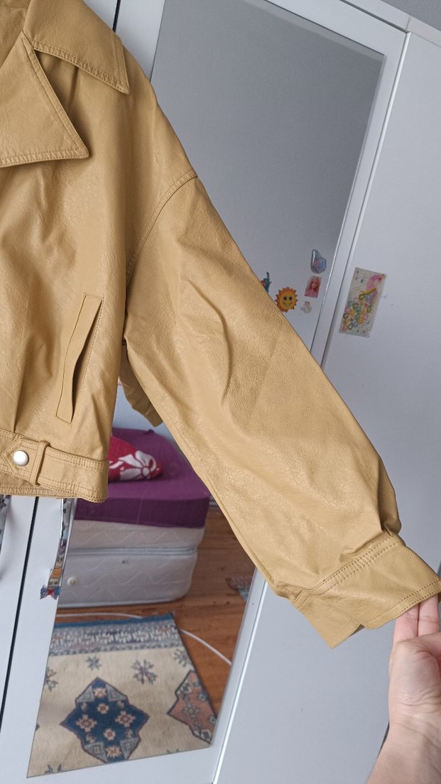 koton deri ceket - Görsel 5