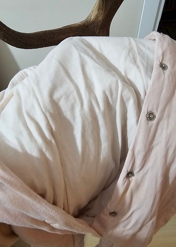 Pembe Bebek Kız Tulumu çıtçıtlı içi dışı yüzde yüz pamuk - Görsel 7