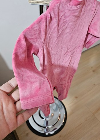 Pembe Fiyonklu Bebek Kız Tulum - Görsel 3