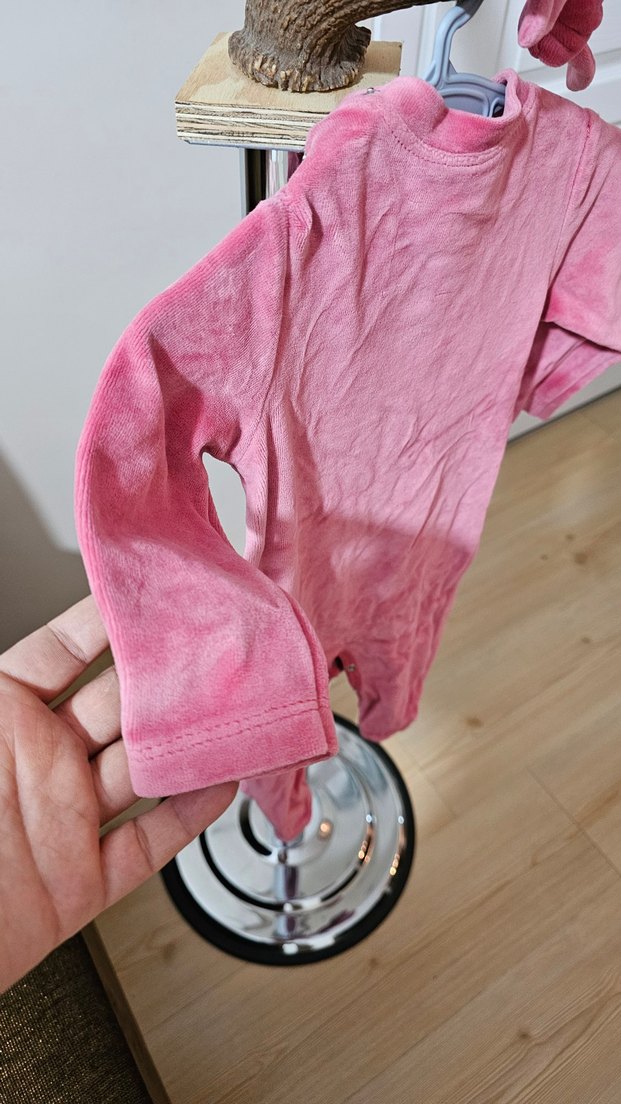 Pembe Fiyonklu Bebek Kız Tulum - Görsel 3