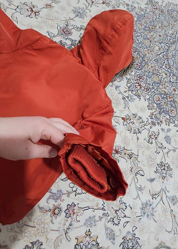 Turuncu Kürklü Erkek Çocuk Mont - Görsel 5