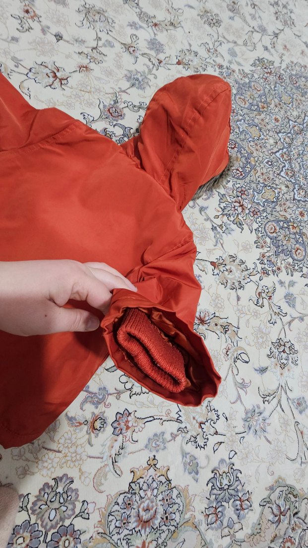 Turuncu Kürklü Erkek Çocuk Mont - Görsel 5