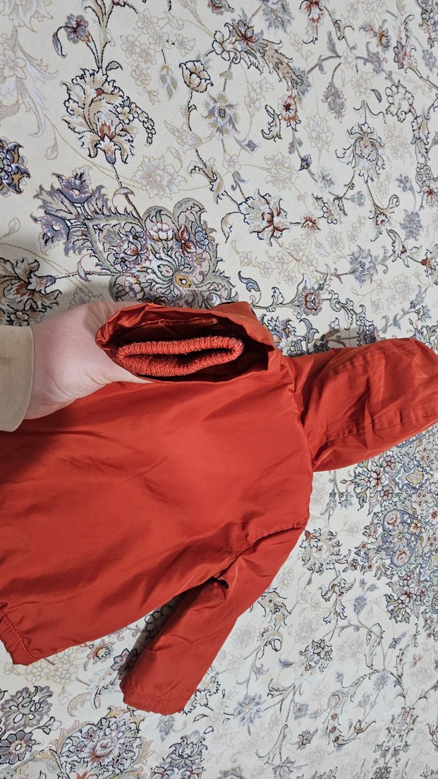 Turuncu Kürklü Erkek Çocuk Mont - Görsel 4