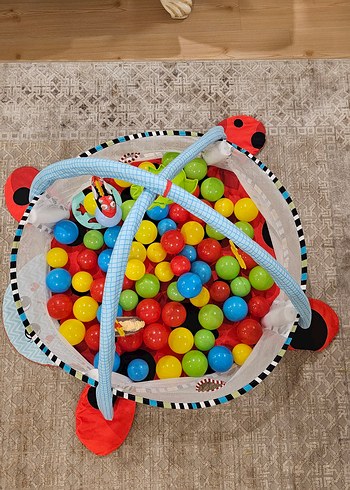 Renkli Bebek Oyun Halısı ve Topları - Görsel 6