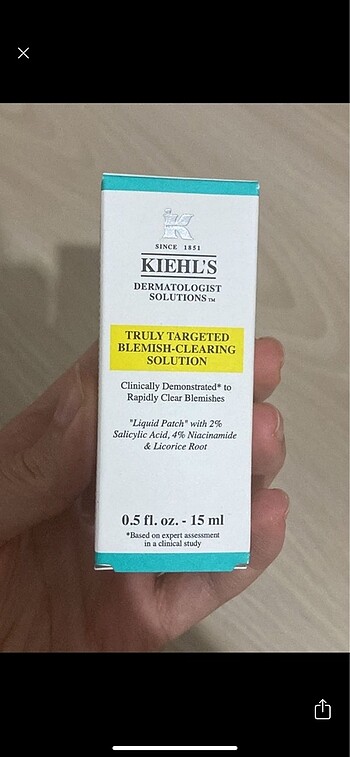 Kiehls sivilce karşıtı serum