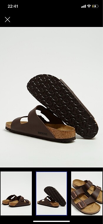 43 Beden Birkenstock Erkek Deri Terlik
