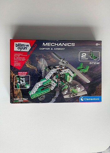 Clementoni mekanik laboratuarı - helikopter ve tekne