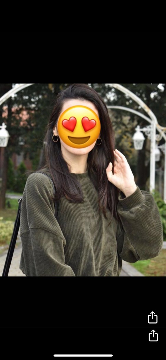 Bershka Haki Kadife Fitilli Üst - Görsel 3