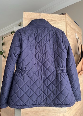 Asymmetry Lacivert Kapitone Mevsimlik Mont - Görsel 6