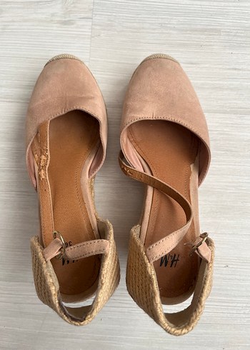 H&M Pudra Dolgu Topuklu Kadın Sandalet - Görsel 2