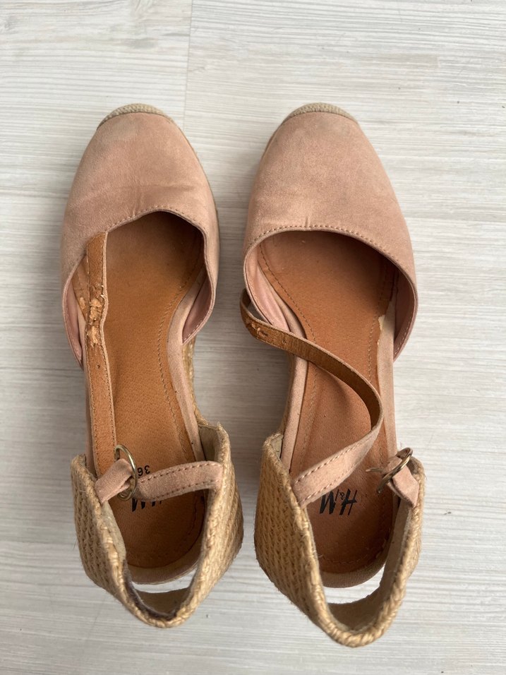 H&M Pudra Dolgu Topuklu Kadın Sandalet - Görsel 2