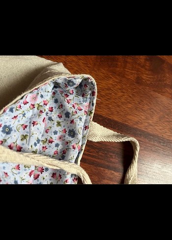 Kedi ve Şiir Temalı etamin kanaviçe işlemeli çanta - Görsel 7