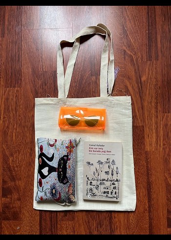 Kedi ve Şiir Temalı etamin kanaviçe işlemeli çanta - Görsel 4