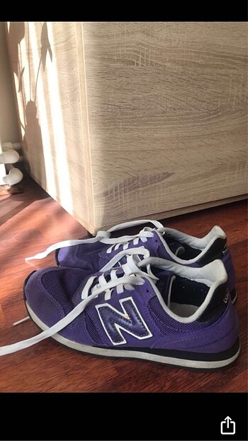 New balance 373 Mor Spor Ayakkabı - Görsel 8