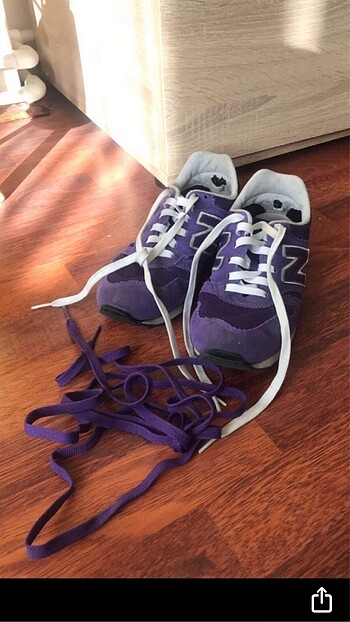 New balance 373 Mor Spor Ayakkabı - Görsel 7