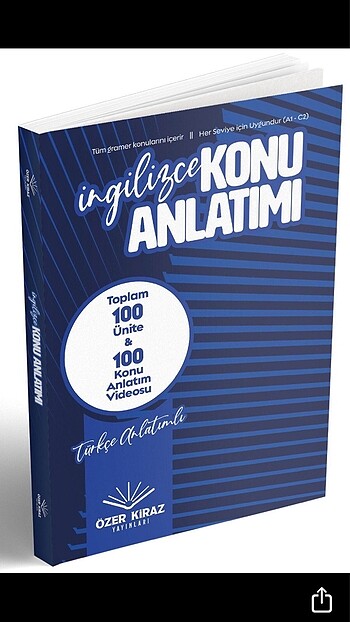 İngilizce Konu Anlatım Kitabı Özer Kiraz