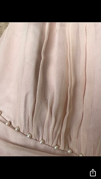 Forever New Pudra Pembe Halter Yaka Şifon Abiye Gece Elbisesi - Görsel 6