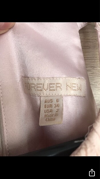 Forever New Pudra Pembe Halter Yaka Şifon Abiye Gece Elbisesi - Görsel 8