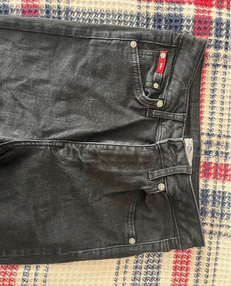 Lee Cooper Siyah Yüksek Bel Dar Paça Jean Pantolon — görsel 4/8