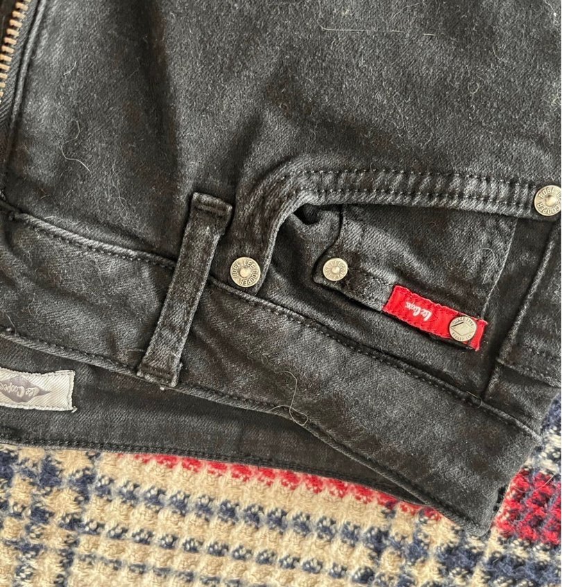 Lee Cooper Siyah Yüksek Bel Dar Paça Jean Pantolon — görsel 6/8