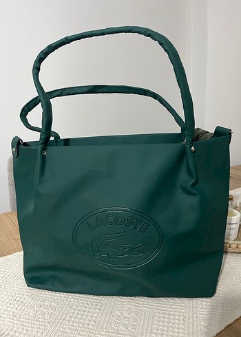Lacoste Yeşil Deri Kadın Çanta - Görsel 2