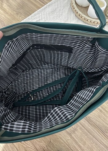 Lacoste Yeşil Deri Kadın Çanta - Görsel 3