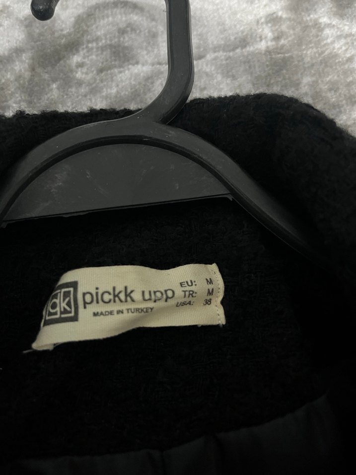 Siyah Tüvit Ceket Mont - Görsel 2