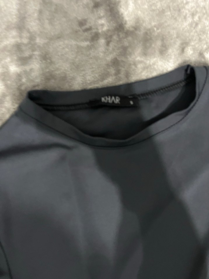 Antrasit Dar Elbise - Görsel 2