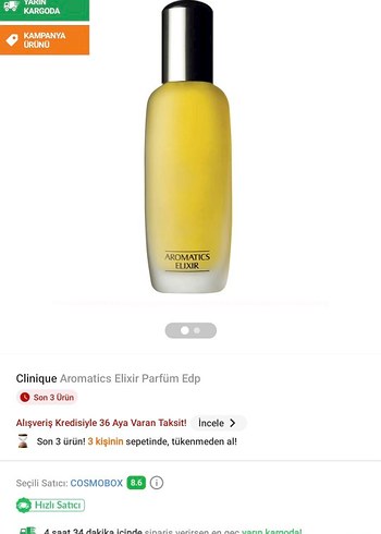 Clinique Clinique Aromatics Elixir Kadın Parfüm Edp
