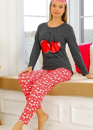 3 lü kadın pijama takımı