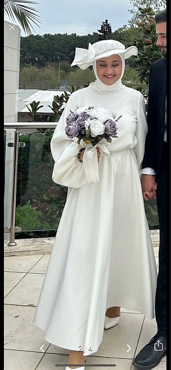 l Beden nikah beyaz elbise