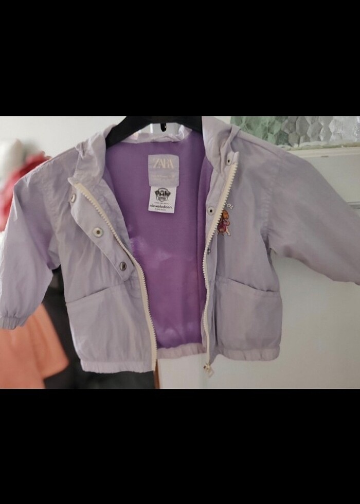 Zara Oaw petrol Yağmurluk  - Görsel 2