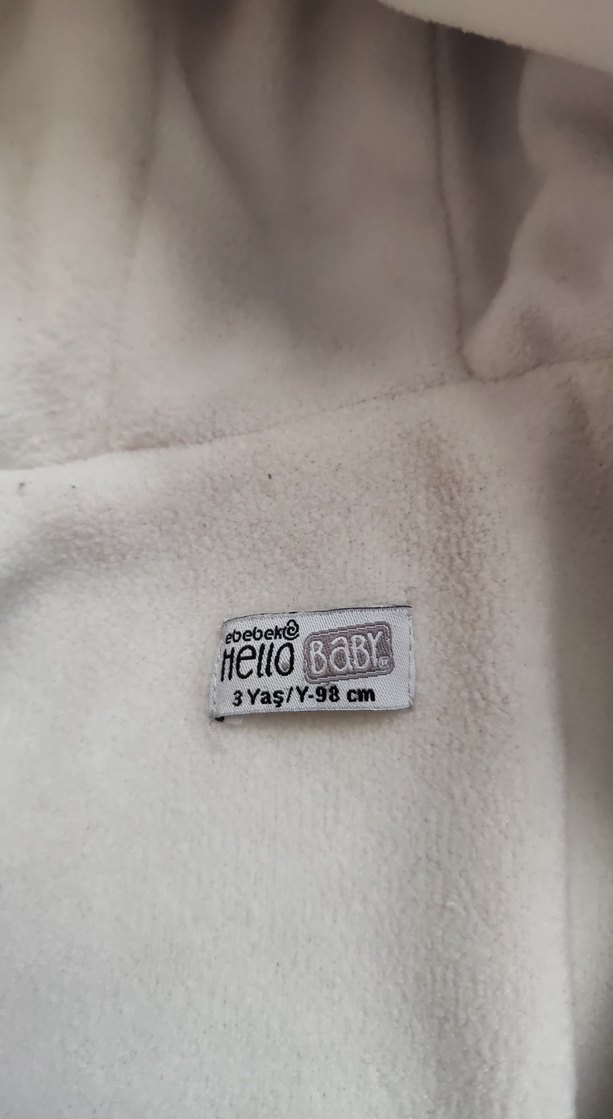 Mavi Kapüşonlu Erkek Çocuk Mont - Görsel 3