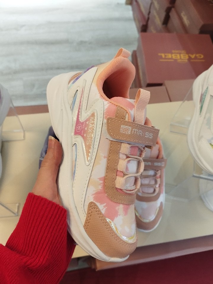 Kız Çocuk Renkli Bağcıksız Spor Ayakkabı - Görsel 2