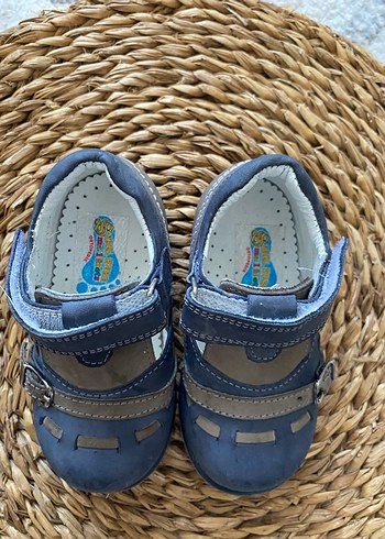 Mavi Erkek Bebek İlk Adım Ayakkabısı - Görsel 2