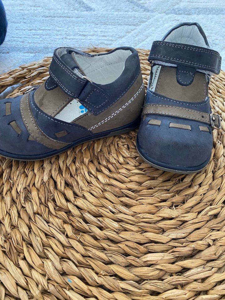 Mavi Erkek Bebek İlk Adım Ayakkabısı - Görsel 3