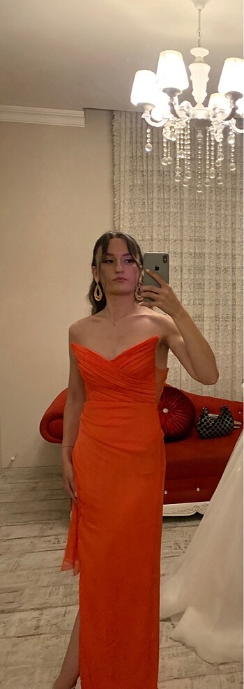 xs Beden Şık abiye elbise