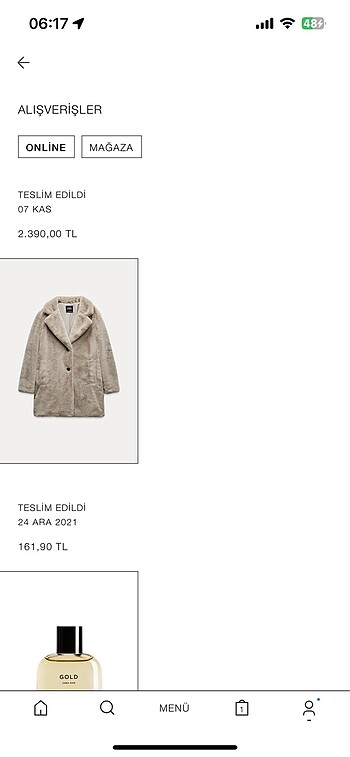 m Beden Zara kürk