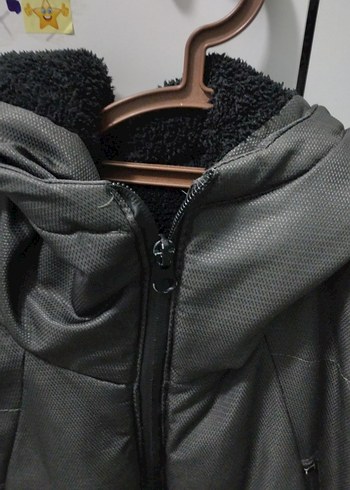 Siyah Fermuarlı erkek çocuk Kışlık Mont - Görsel 2