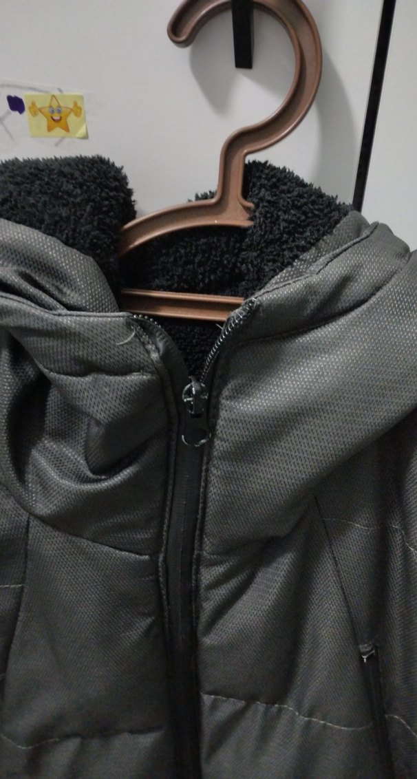 Siyah Fermuarlı erkek çocuk Kışlık Mont - Görsel 2