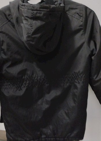 Erkek Çocuk Siyah Fermuarlı Ceket - Görsel 5