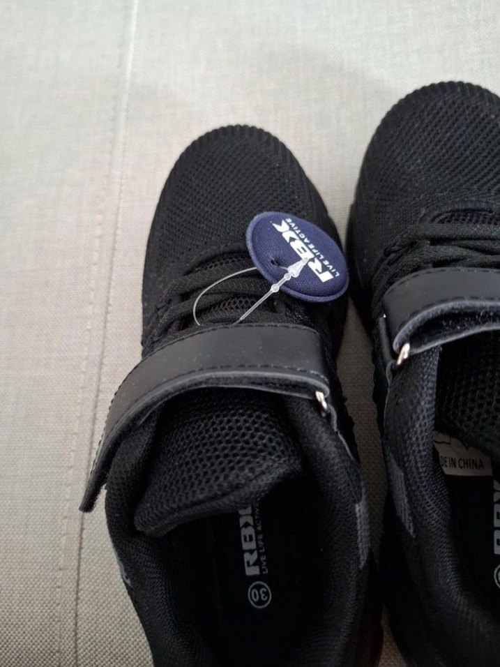 RBX Erkek Çocuk Siyah Cırtlı Spor Ayakkabı - Görsel 2