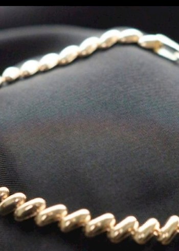 14 ayar #Altın Zikzak Bileklik - Görsel 2