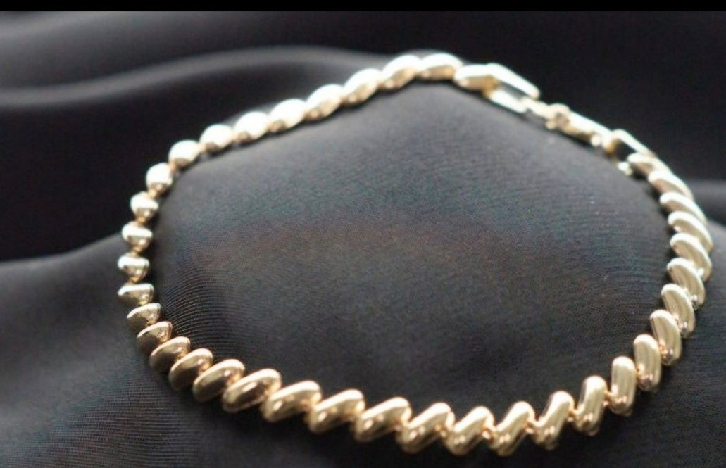 14 ayar #Altın Zikzak Bileklik - Görsel 2