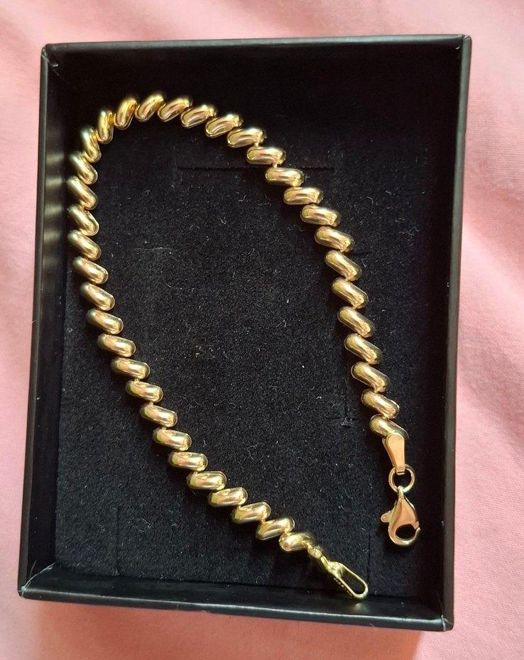 14 ayar #Altın Zikzak Bileklik - Görsel 3